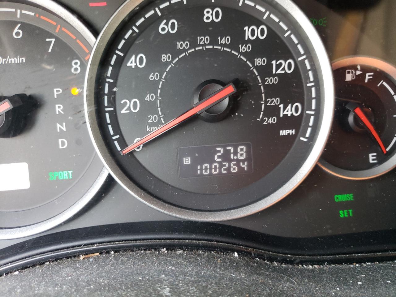 Photo 8 from auction – 2007 SUBARU LEGACY 2.5 with VIN 4S3BL616977214993