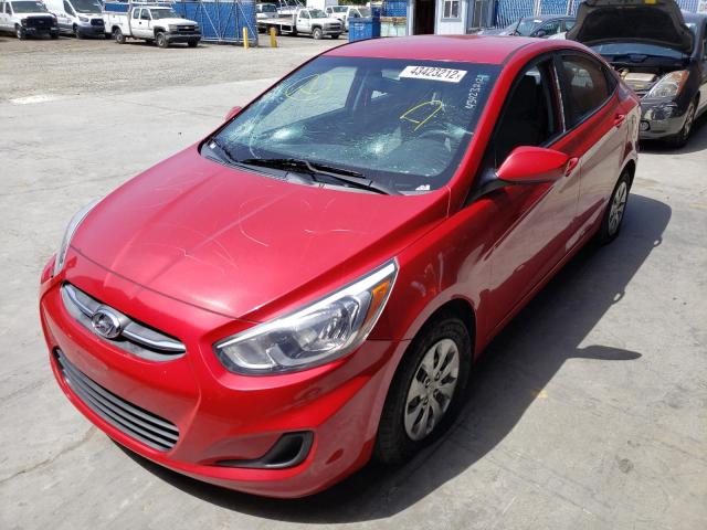 Photo 2 from auction – 2016 HYUNDAI ACCENT SE with VIN KMHCT4AE6GU096222