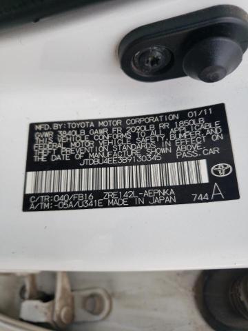 Photo 10 from auction – 2011 TOYOTA COROLA with VIN JTDBU4EE3B9130345