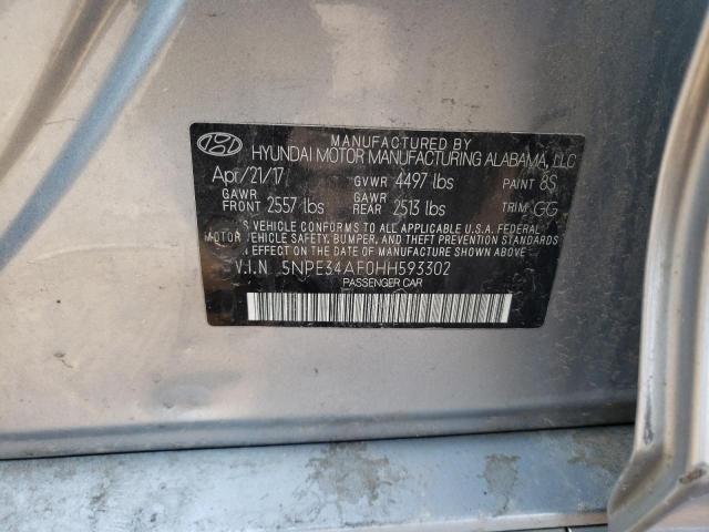 Photo 10 from auction – 2017 HYUNDAI SONATA SPO with VIN 5NPE34AF0HH593302