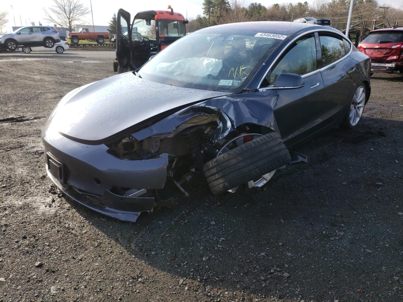 Photo 2 from auction – 2018 TESLA MODEL 3 with VIN 5YJ3E1EB8JF083226