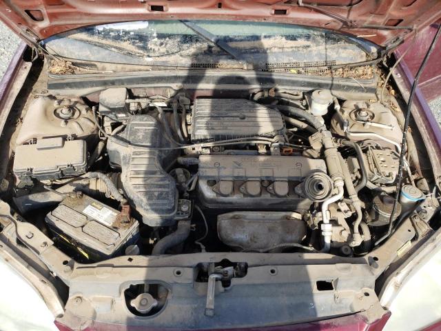Photo 7 from auction – 2002 HONDA CIVIC EX with VIN 2HGES26802H505917