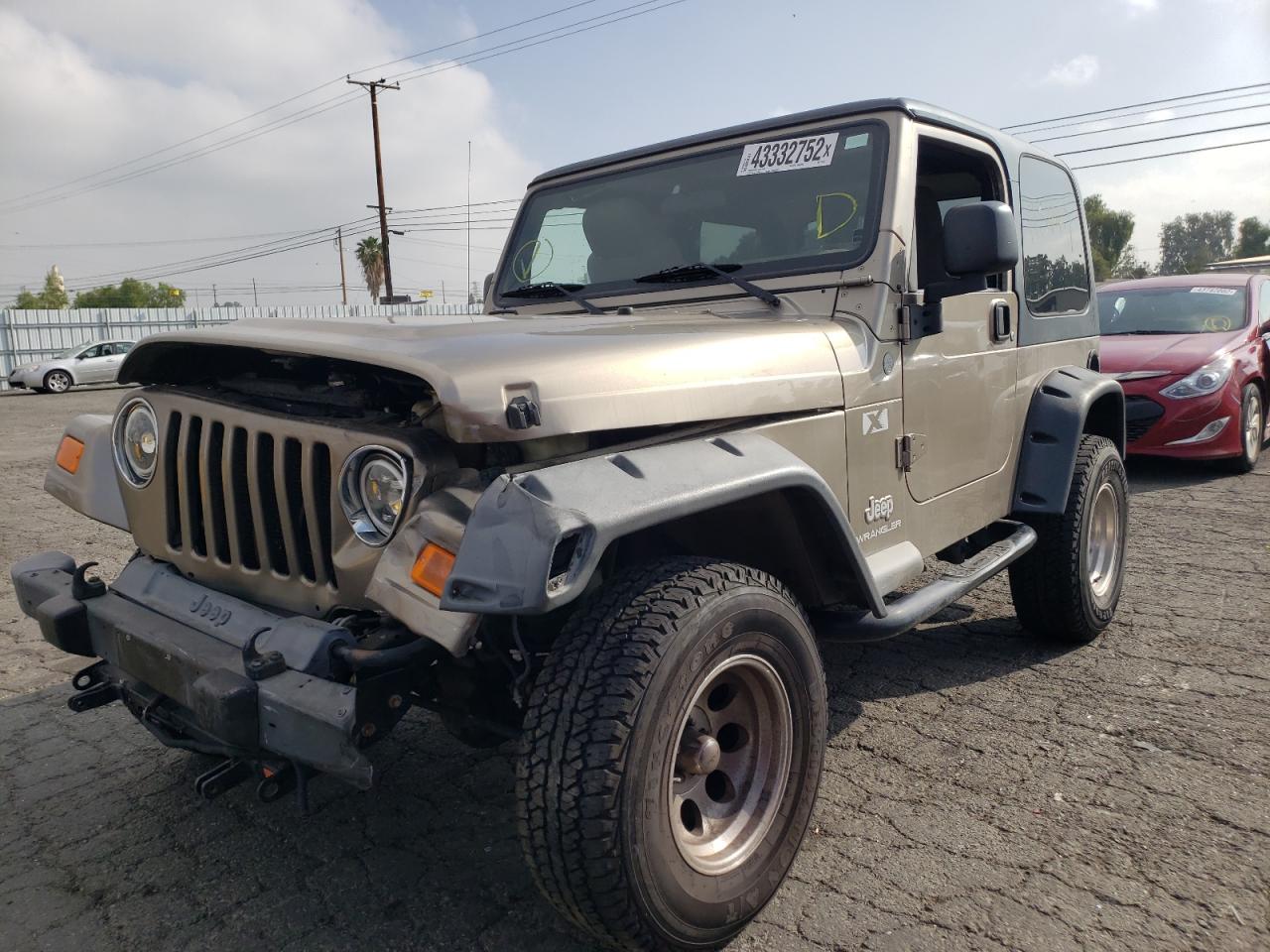 Photo 2 from auction – 2004 JEEP WRANGLER X with VIN 1J4FA39S64P721816