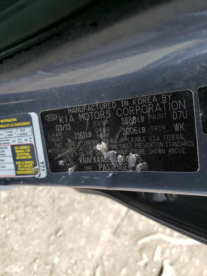Photo 10 from auction – 2014 KIA FORTE LX with VIN KNAFX4A68E5060275
