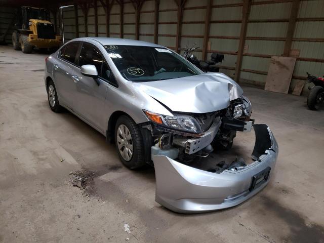 HONDA CIVIC LX 2012 with VIN 2HGFB2F42CH112777 - Photo from auction