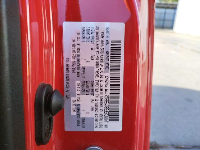 Photo 10 from auction – 2008 MAZDA MX-5 MIATA with VIN JM1NC26F680156592