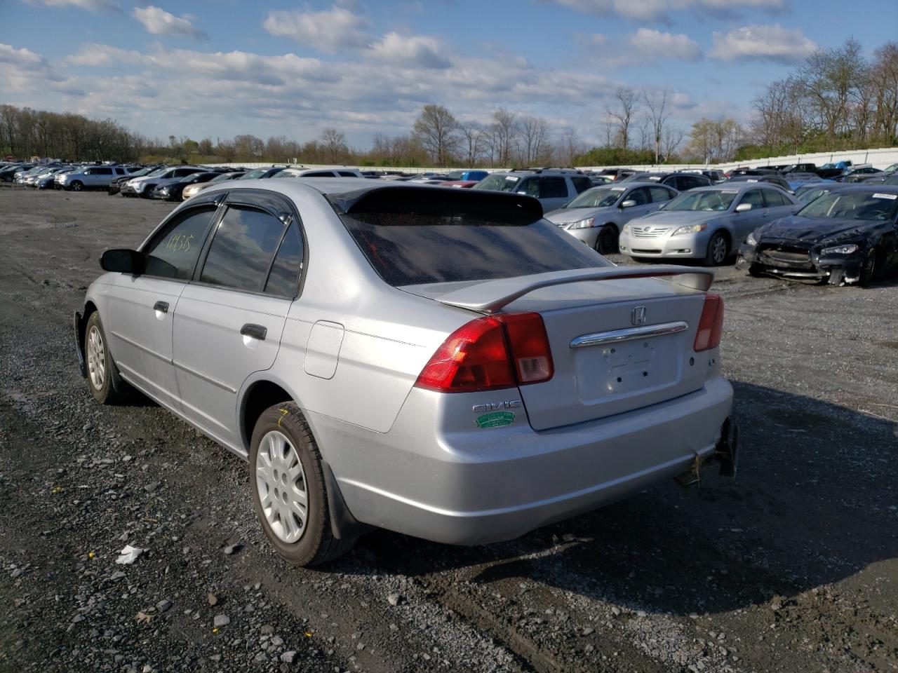 Photo 3 from auction – 2001 HONDA CIVIC LX with VIN 1HGES16571L004573