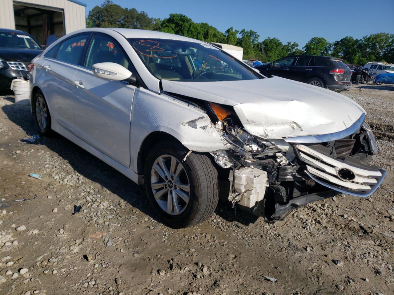 HYUNDAI SONATA GLS 2014 with VIN 5NPEB4AC2EH909979 - Photo from auction
