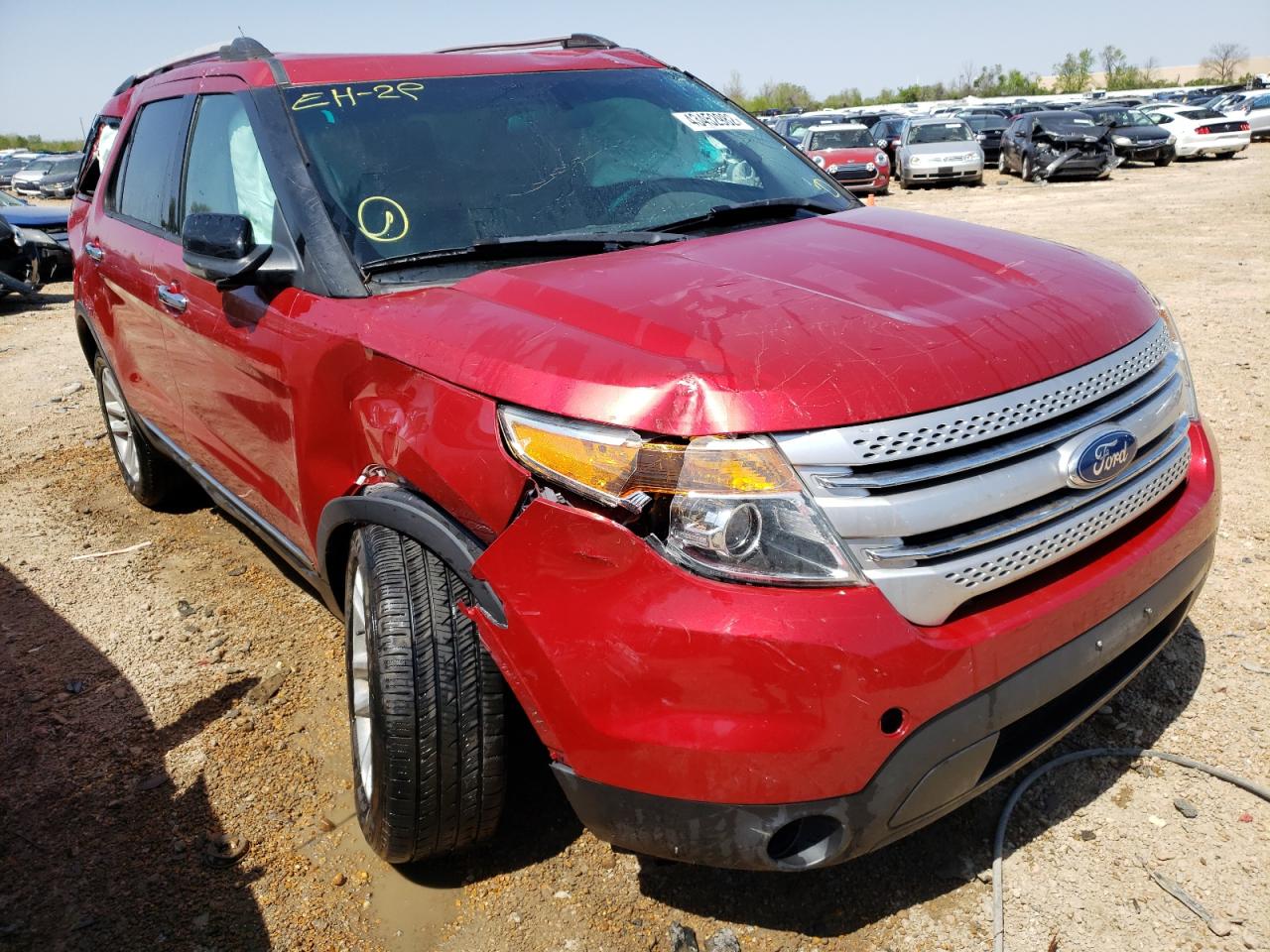FORD EXPLORER X 2012 with VIN 1FMHK8D89CGA38782 - Photo from auction