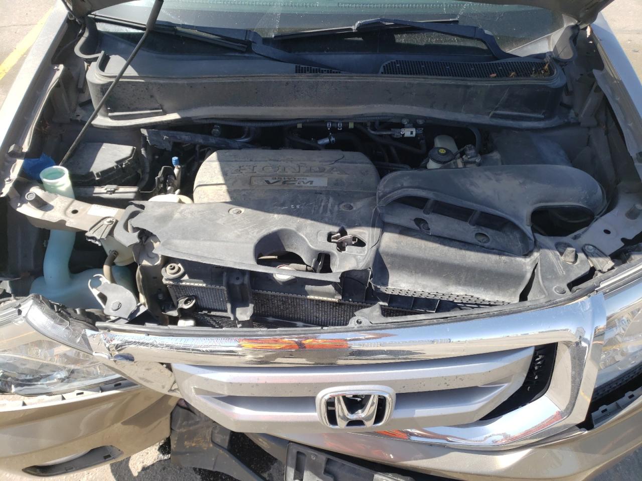 Photo 7 from auction – 2010 HONDA PILOT EX with VIN 5FNYF4H41AB035925