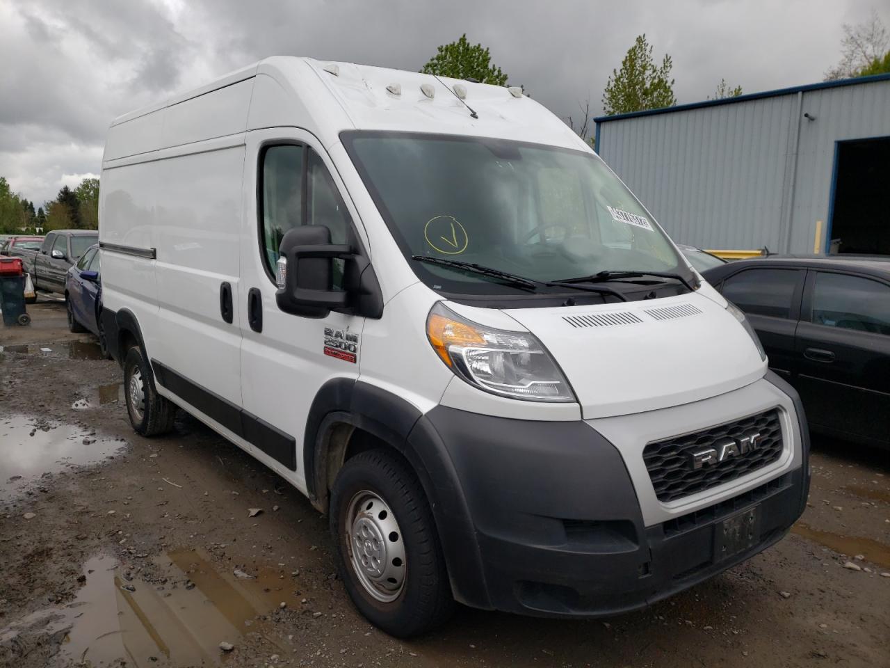 RAM PROMASTER 2019 with VIN 3C6TRVCG0KE522833 - Photo from auction