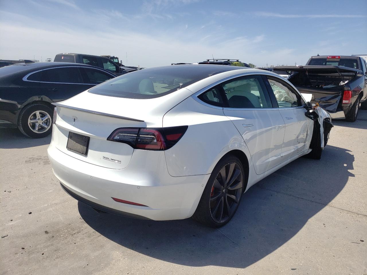 Photo 4 from auction – 2020 TESLA MODEL 3 with VIN 5YJ3E1EC5LF624728
