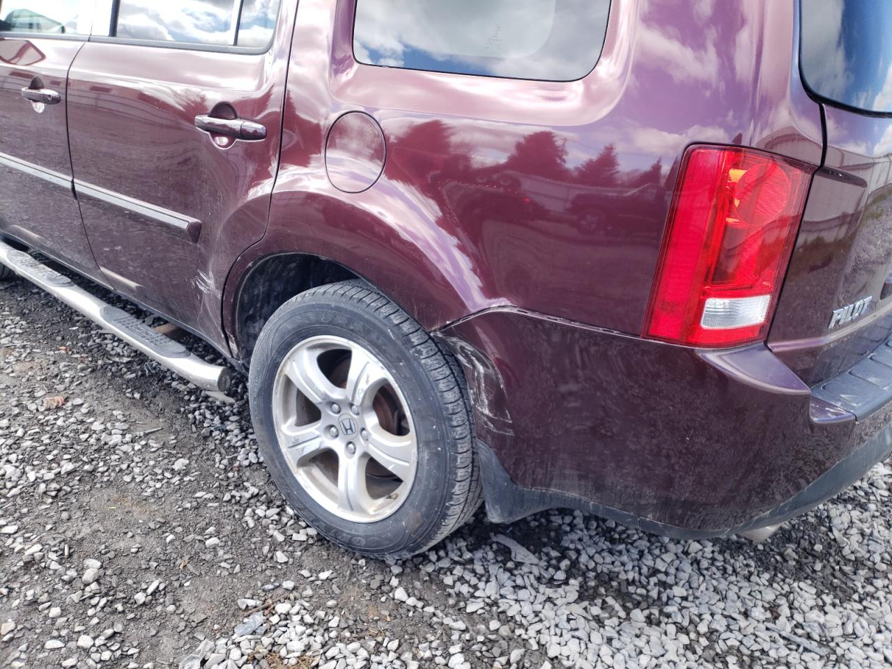 Photo 9 from auction – 2013 HONDA PILOT EXL with VIN 5FNYF4H59DB035846