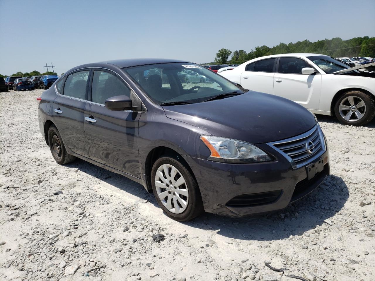 NISSAN SENTRA S 2014 with VIN 1N4AB7AP1EN854935 - Photo from auction