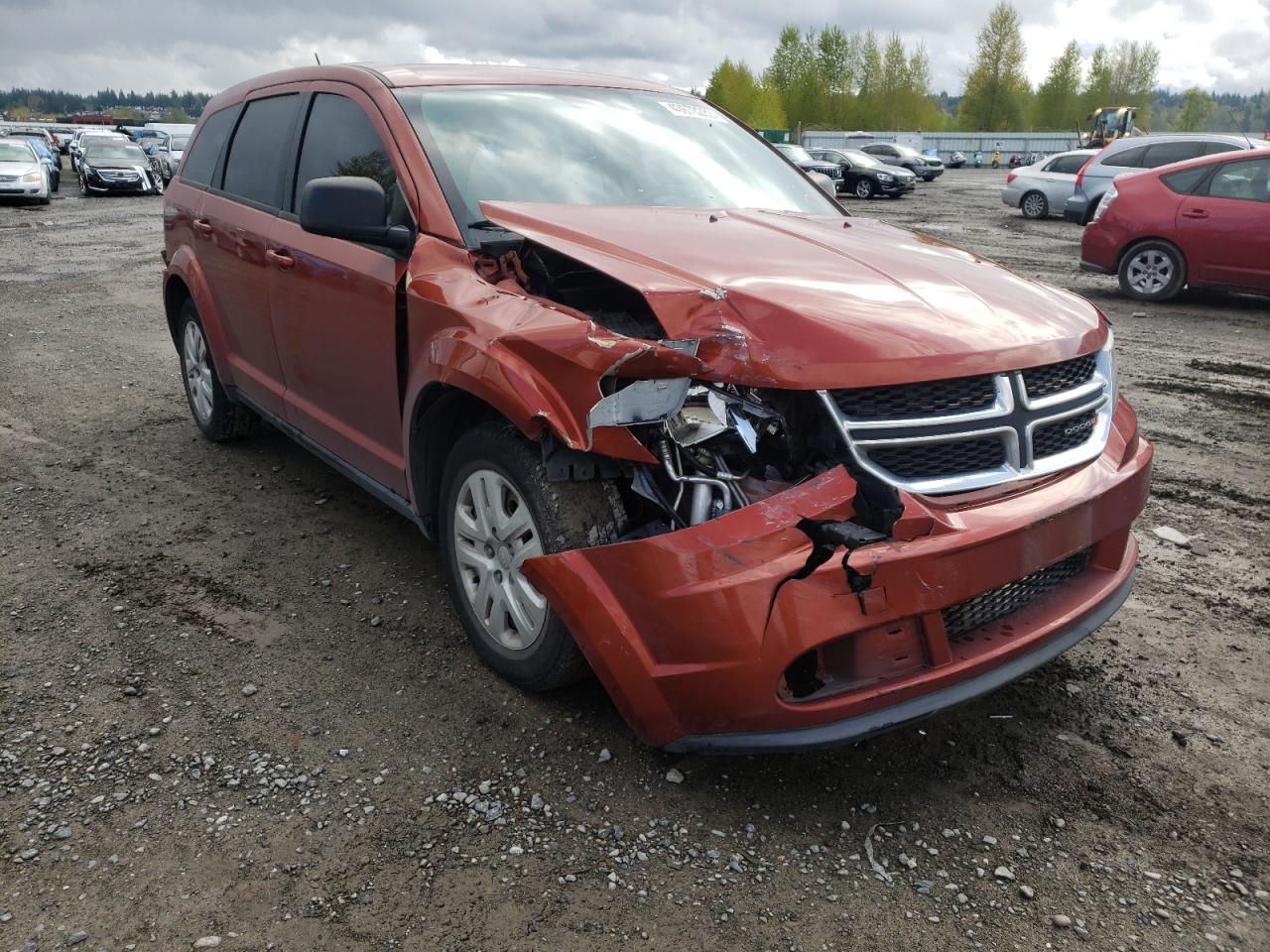 DODGE JOURNEY SE 2014 with VIN 3C4PDCAB0ET101358 - Photo from auction