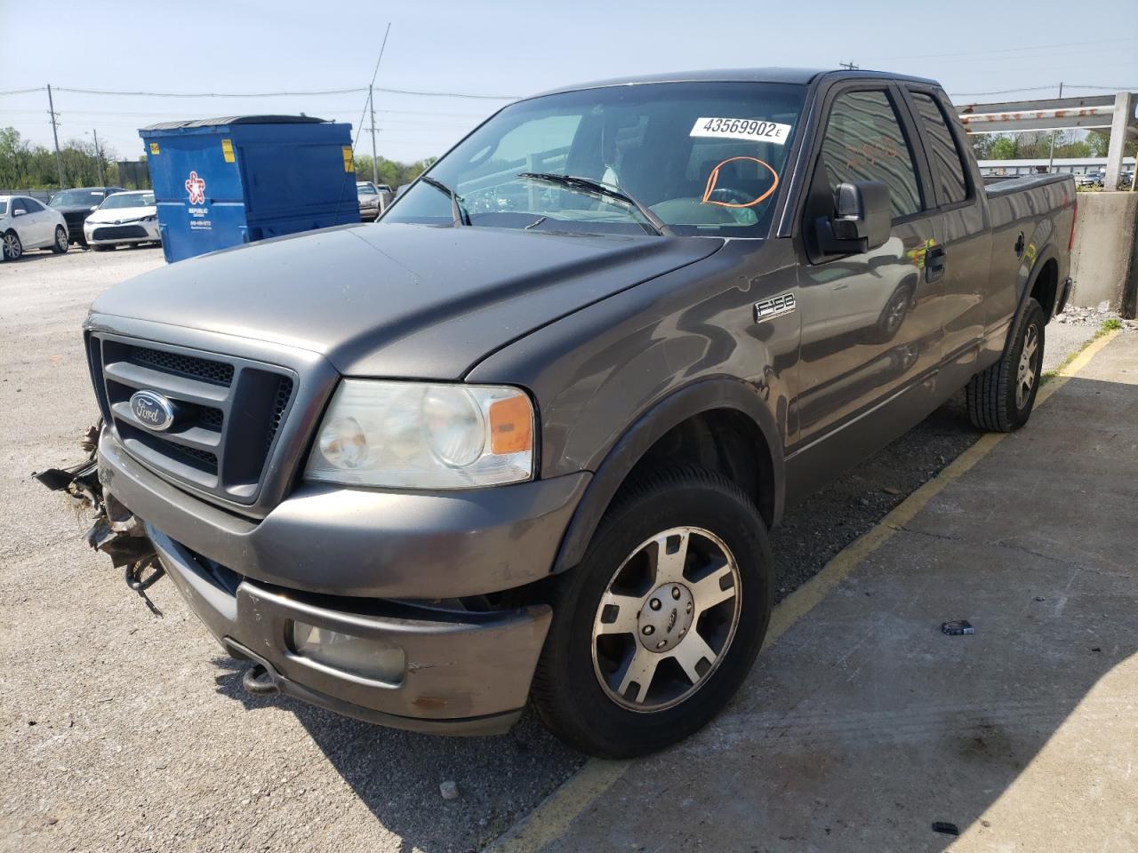 Photo 2 from auction – 2005 FORD F150 with VIN 1FTPX14565FA34101