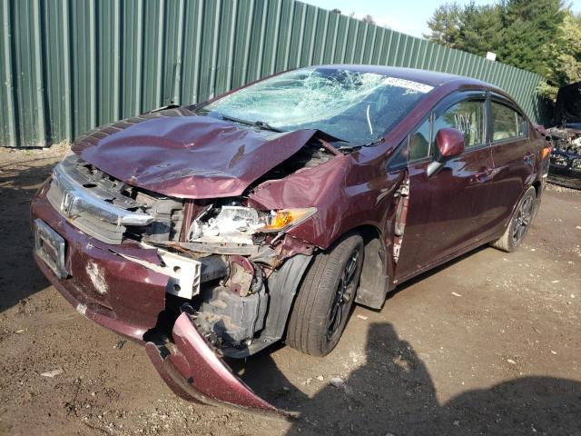 Photo 2 from auction – 2012 HONDA CIVIC LX with VIN 19XFB2F50CE329991