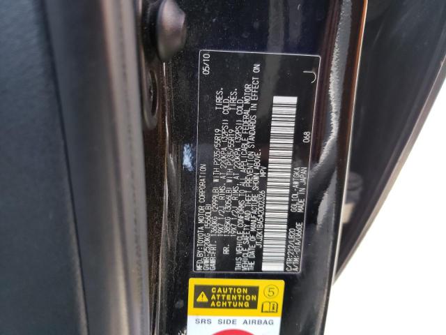 Photo 10 from auction – 2010 LEXUS RX 350 with VIN JTJZK1BA5A2002326