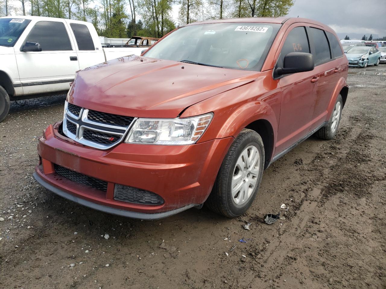 Photo 2 from auction – 2014 DODGE JOURNEY SE with VIN 3C4PDCAB0ET101358