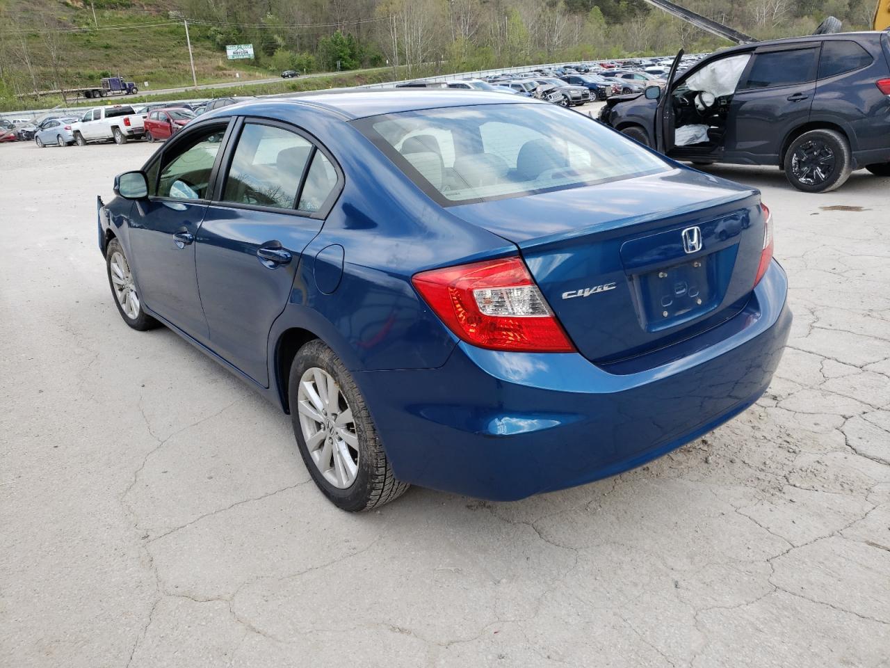 Photo 3 from auction – 2012 HONDA CIVIC EX with VIN 2HGFB2F81CH537801