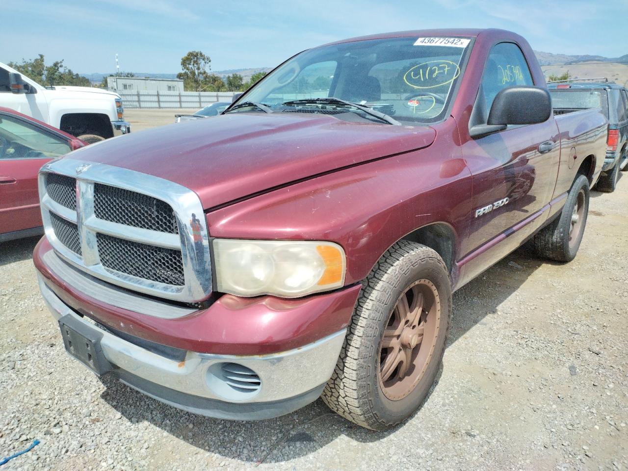 Photo 2 from auction – 2003 DODGE RAM 1500 S with VIN 1D7HA16N33J526314