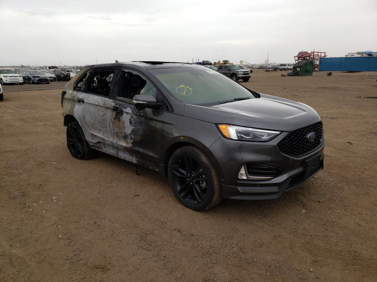 FORD EDGE ST 2019 with VIN 2FMPK4AP6KBC21126 - Photo from auction
