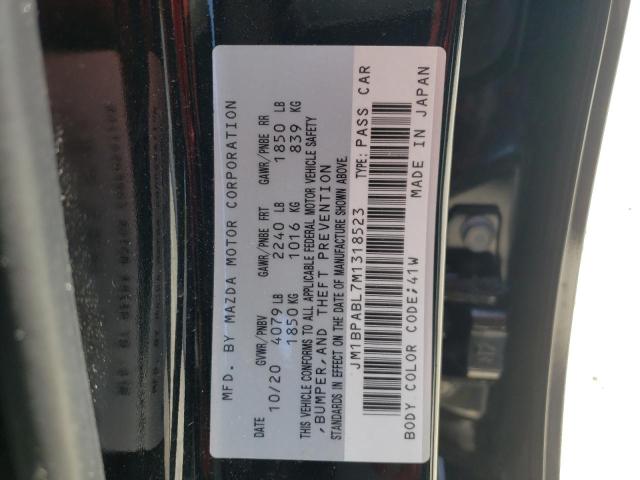 Photo 10 from auction – 2021 MAZDA 3 SELECT with VIN JM1BPABL7M1318523