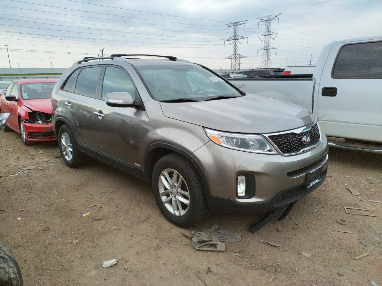 Photo 1 from auction – 2015 KIA SORENTO LX with VIN 5XYKTCA65FG653446