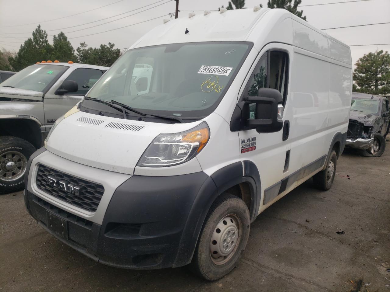Photo 2 from auction – 2019 RAM PROMASTER with VIN 3C6TRVCG5KE530944