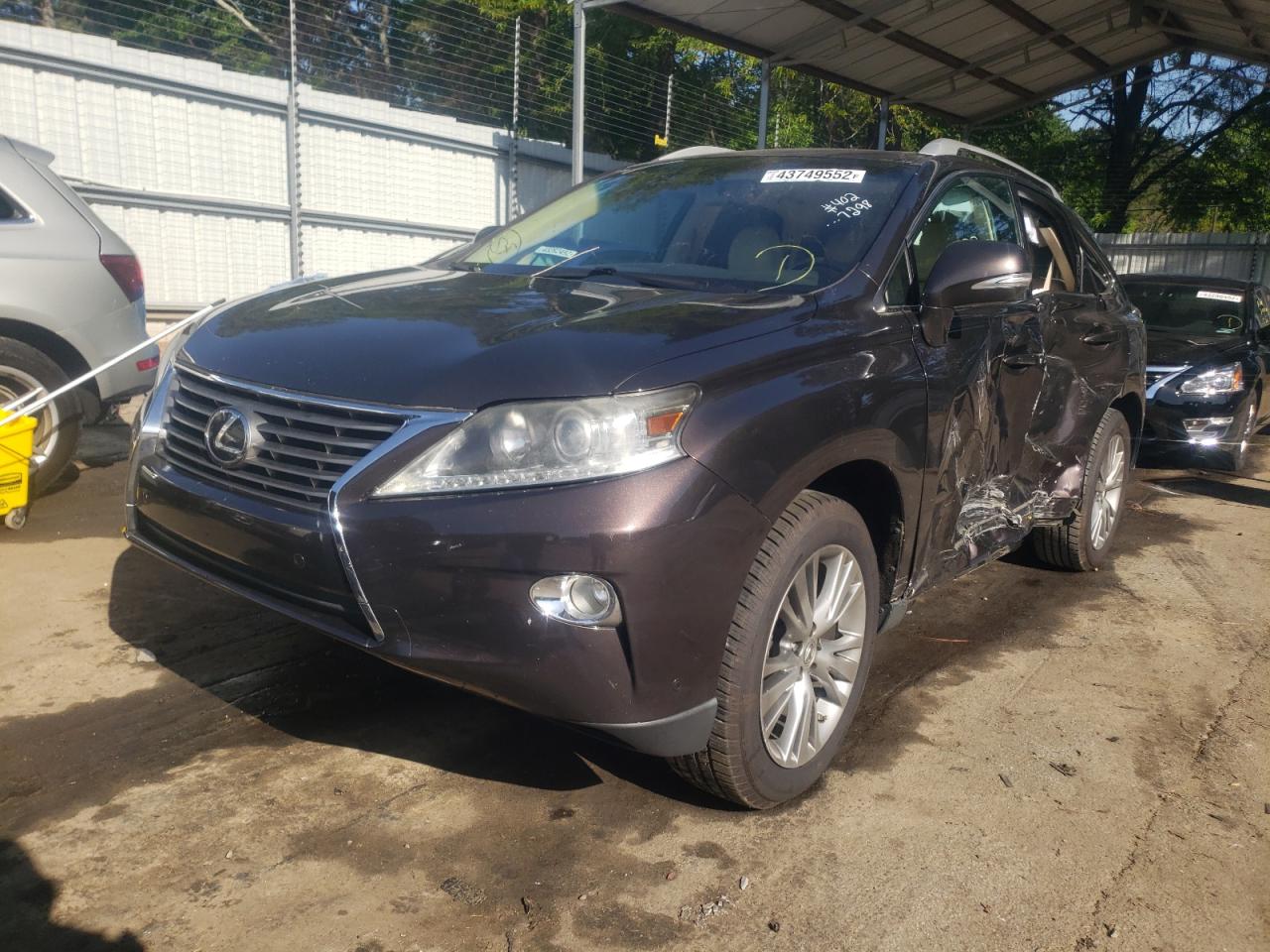 Photo 2 from auction – 2013 LEXUS RX 350 with VIN 2T2ZK1BA8DC107298