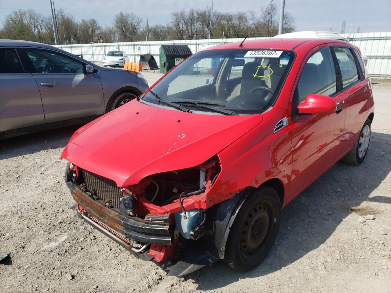 Photo 2 from auction – 2011 CHEVROLET AVEO LT with VIN KL1TG6DE1BB144737