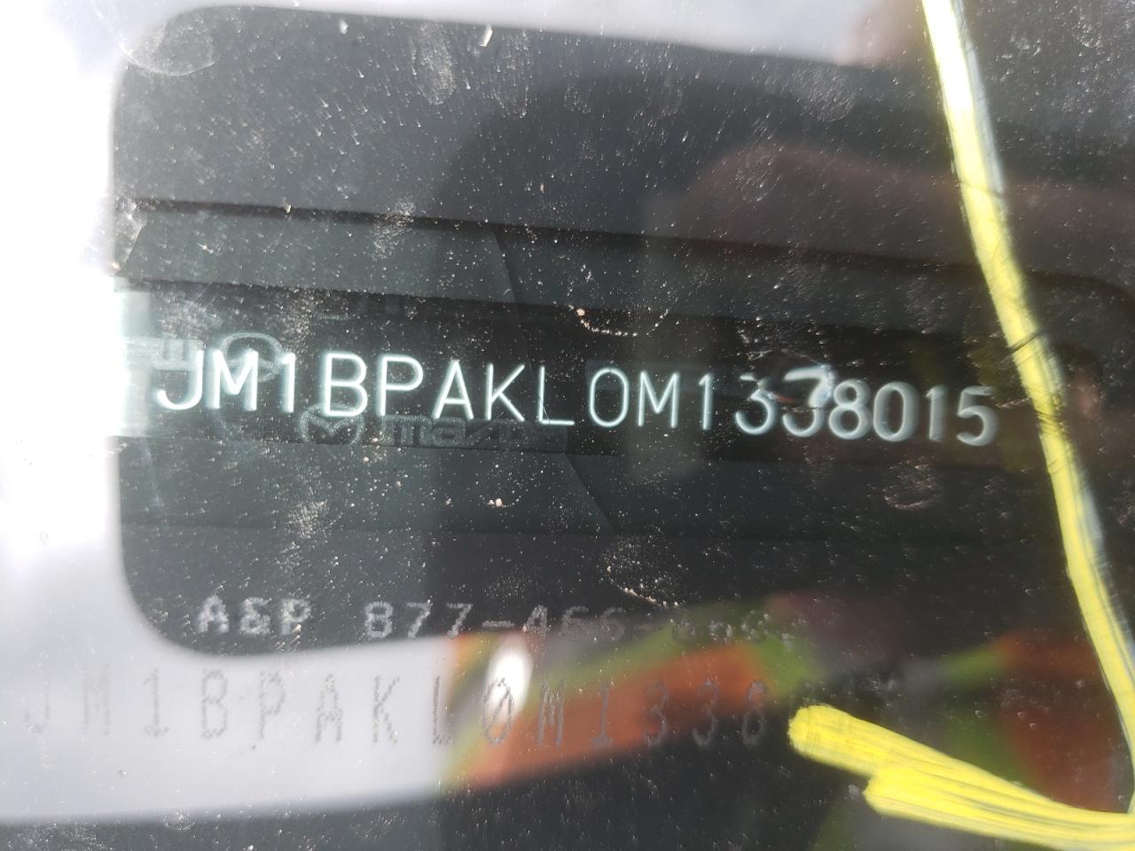 Photo 10 from auction – 2021 MAZDA 3 SELECT with VIN JM1BPAKL0M1338015