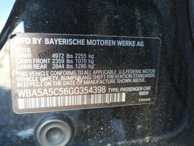 Фото 10 с аукциона – 2016 BMW 528 I с VIN WBA5A5C56GG354398