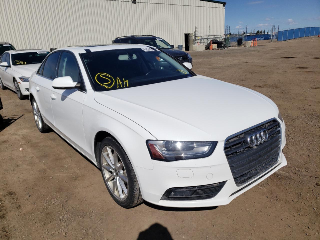 AUDI A4 PREMIUM 2014 with VIN WAUFFCFL9EN022999 - Photo from auction