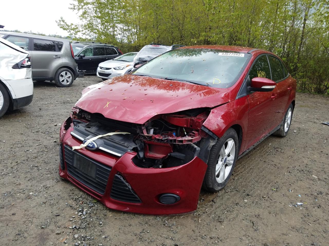 Photo 2 from auction – 2014 FORD FOCUS SE with VIN 1FADP3F29EL433514