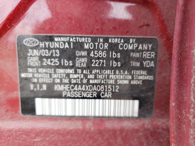 Photo 10 from auction – 2013 HYUNDAI SONATA HYB with VIN KMHEC4A4XDA081512