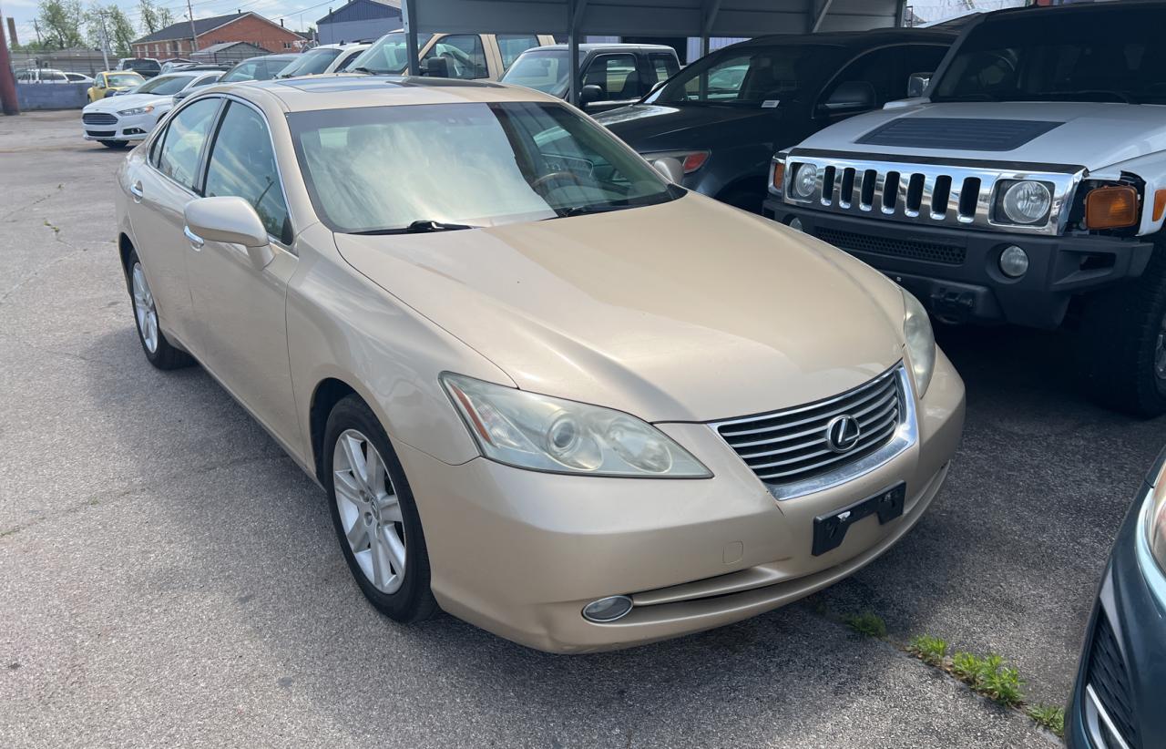 LEXUS ES 350 2009 with VIN JTHBJ46G092339309 - Photo from auction