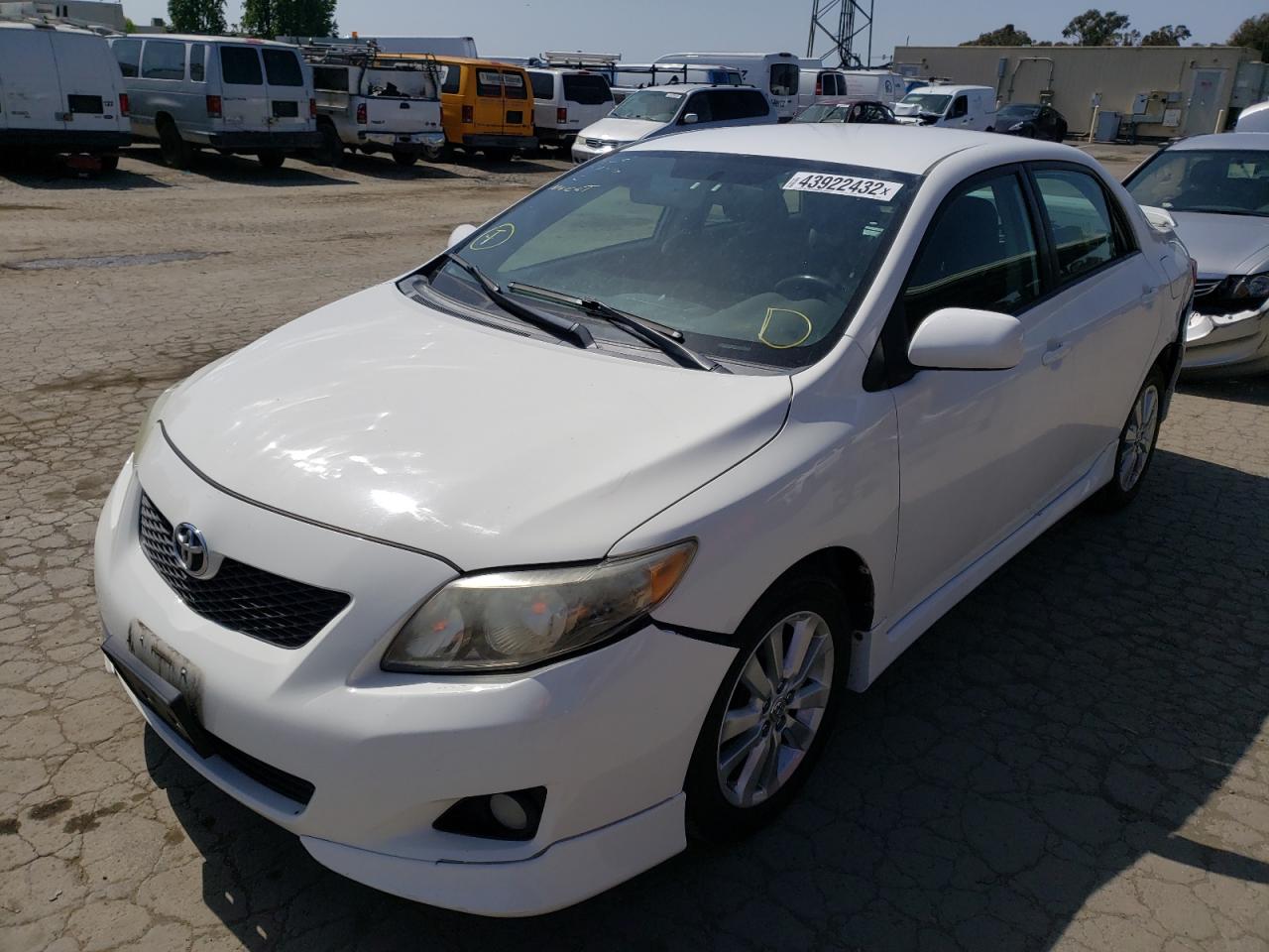 Photo 2 from auction – 2010 TOYOTA COROLLA BA with VIN 1NXBU4EE2AZ373541