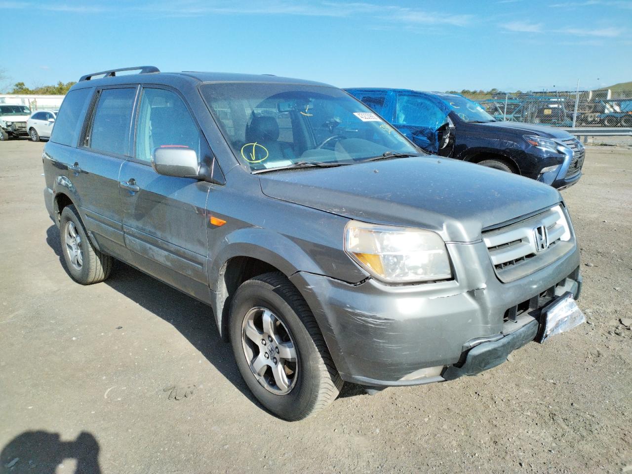 Photo 1 from auction – 2007 HONDA PILOT with VIN 2HKYF185X7H513051