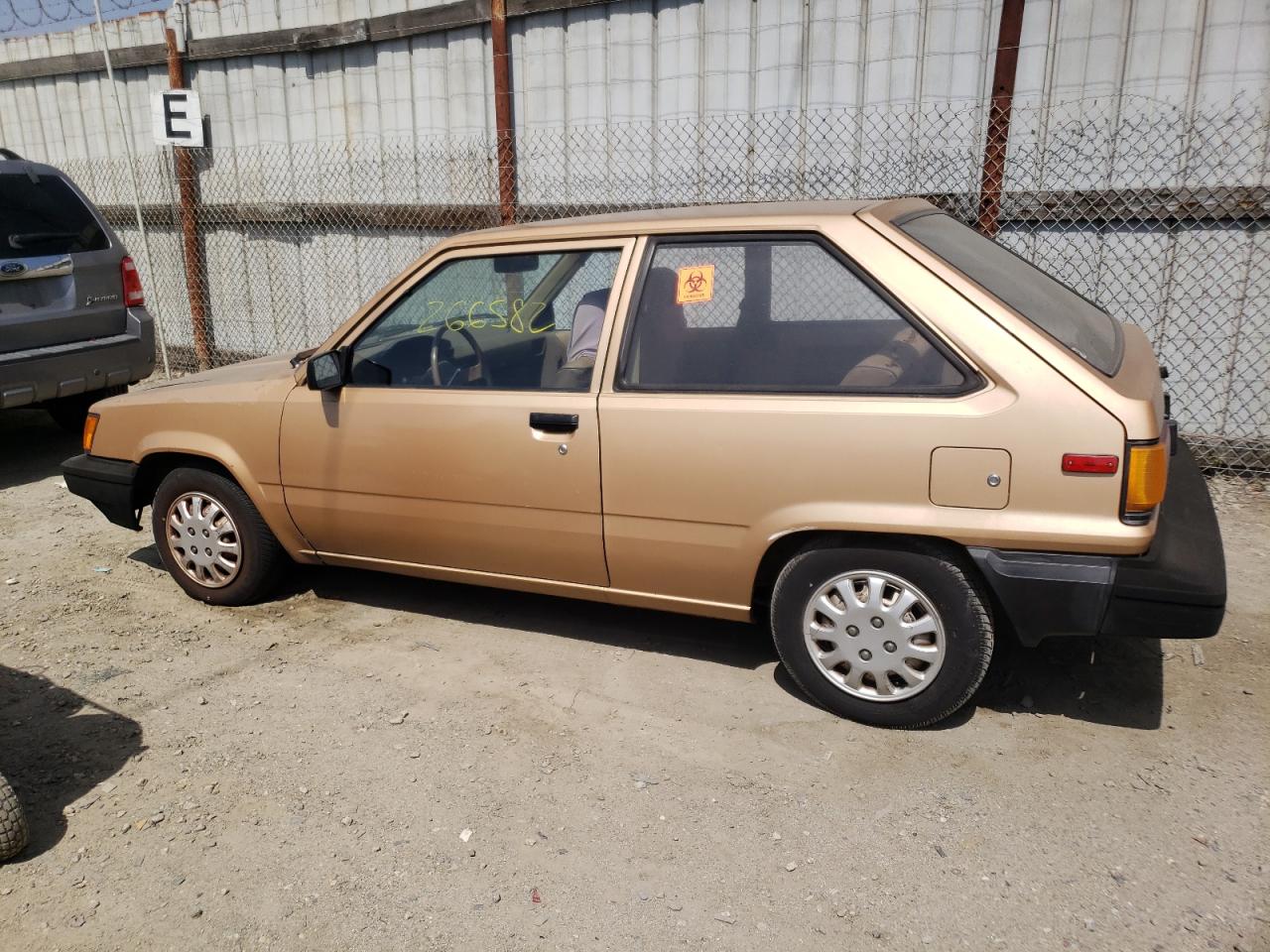Photo 9 from auction – 1986 TOYOTA TERCEL with VIN JT2AL31G4G0433316
