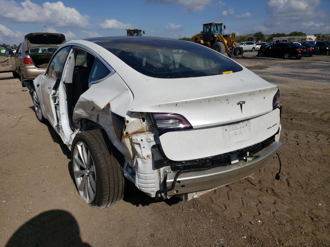 Photo 3 from auction – 2020 TESLA MODEL 3 with VIN 5YJ3E1EB7LF638718