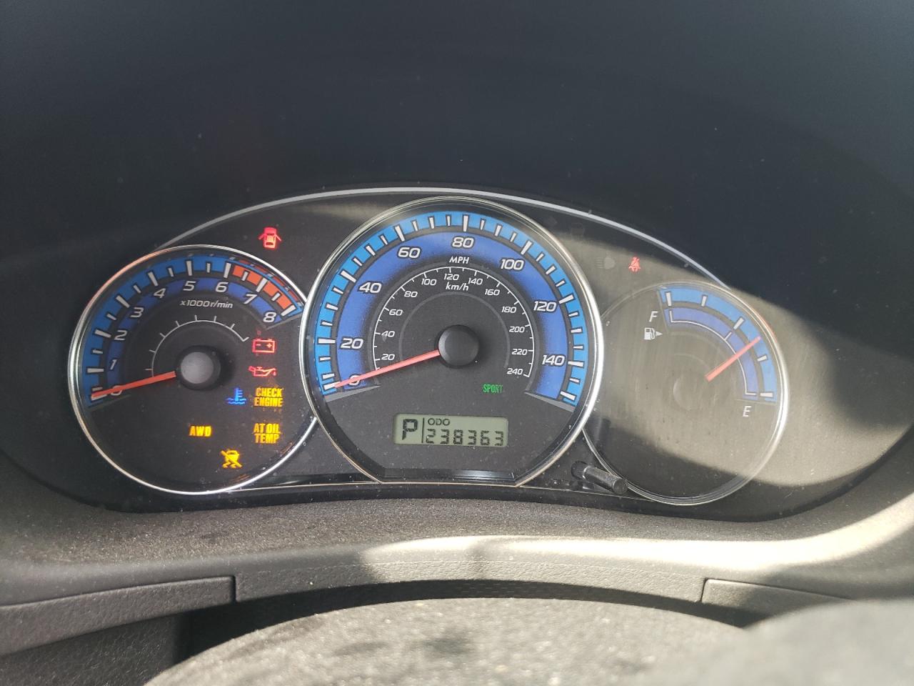 Photo 8 from auction – 2009 SUBARU FORESTER with VIN JF2SH61639H771852