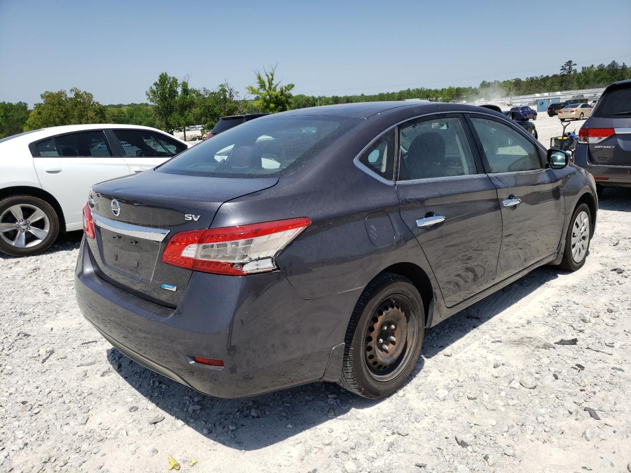 Photo 4 from auction – 2014 NISSAN SENTRA S with VIN 1N4AB7AP1EN854935