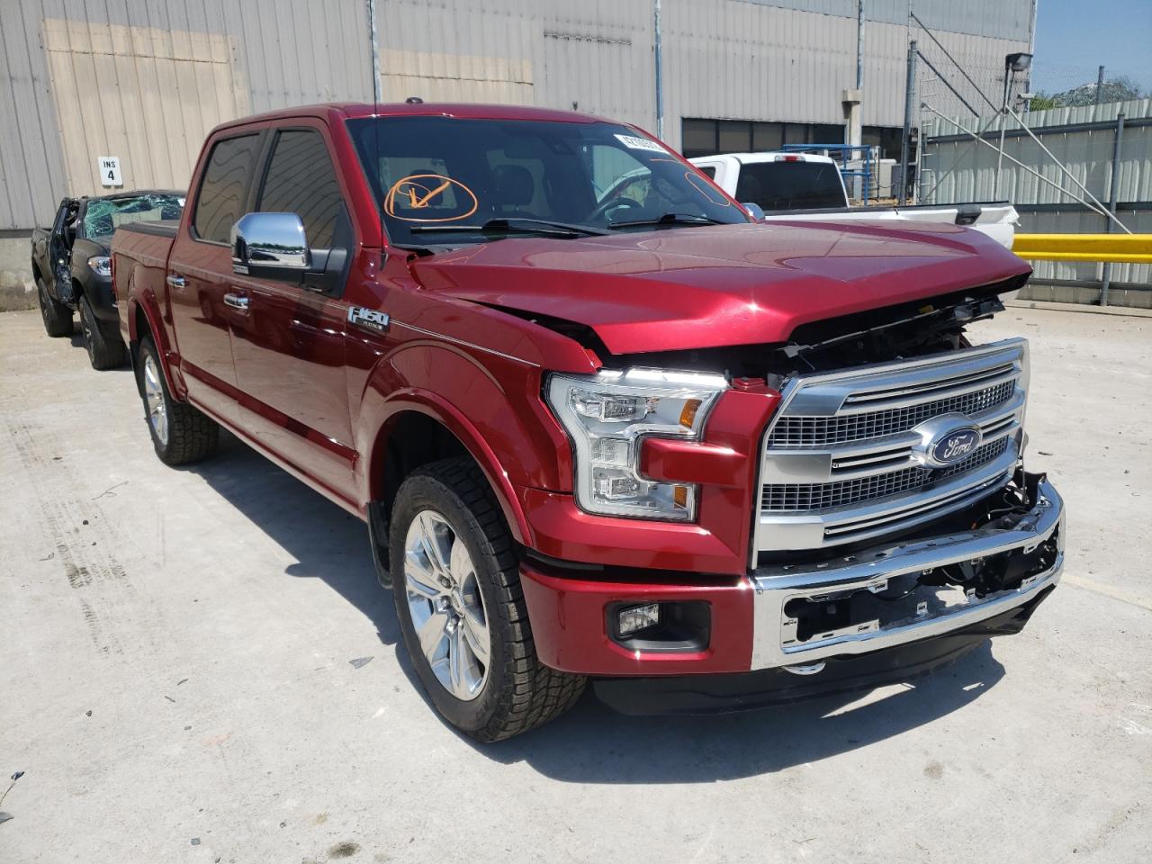 FORD F150 SUPER 2015 with VIN 1FTEW1EF8FFB47065 - Photo from auction