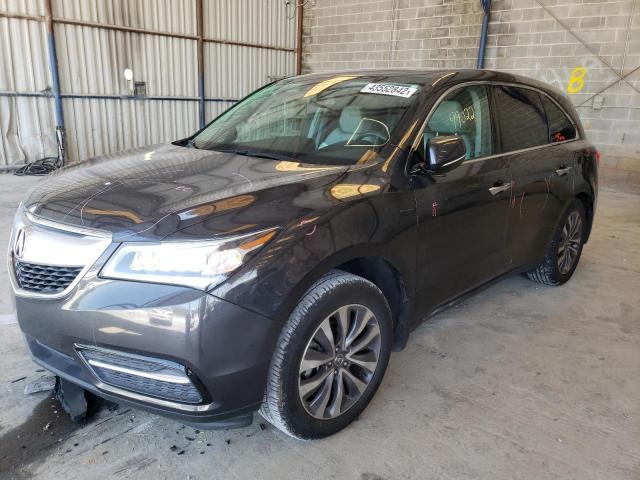 Photo 2 from auction – 2015 ACURA MDX TECHNO with VIN 5FRYD3H44FB008692