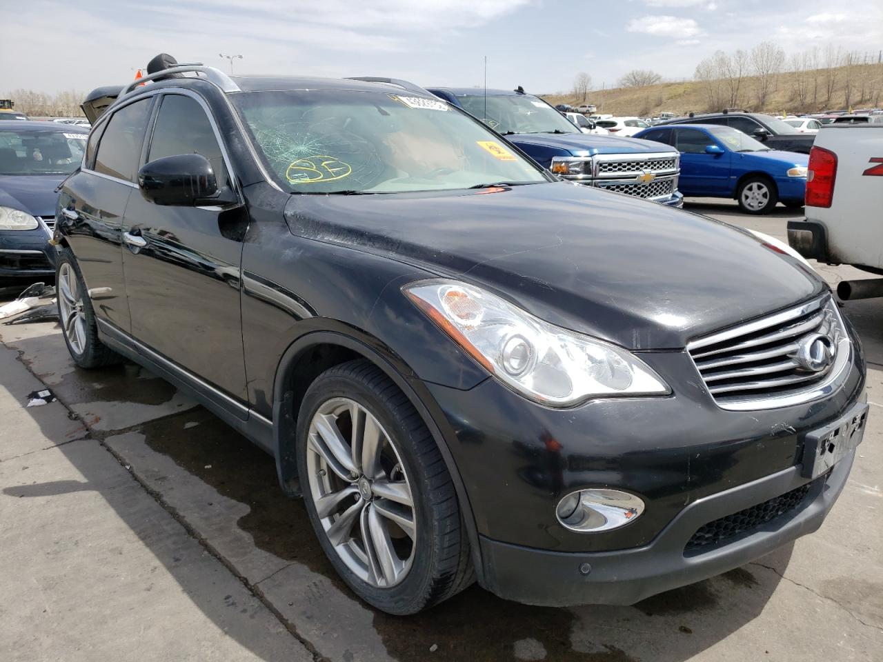 INFINITI EX35 BASE 2012 with VIN JN1AJ0HRXCM450968 - Photo from auction