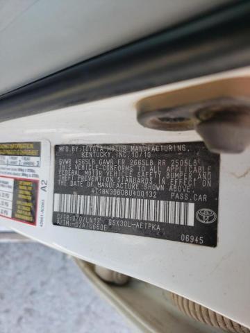 Photo 10 from auction – 2011 TOYOTA AVALON BAS with VIN 4T1BK3DB0BU400132
