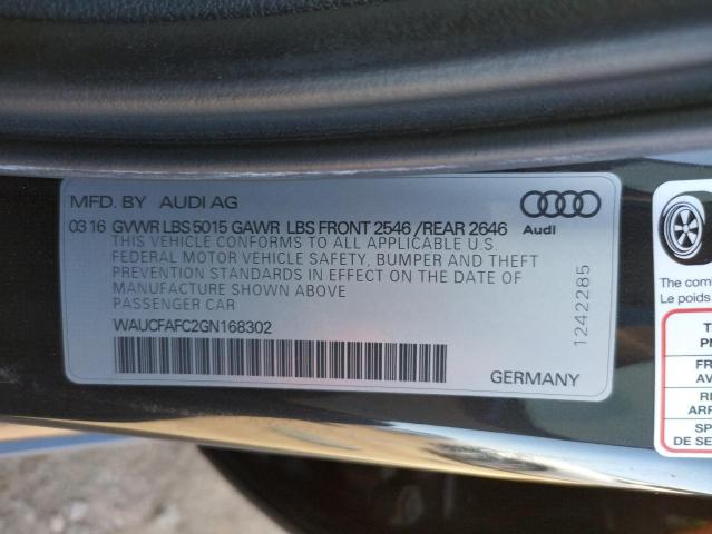 Photo 10 from auction – 2016 AUDI A6 PREMIUM with VIN WAUCFAFC2GN168302