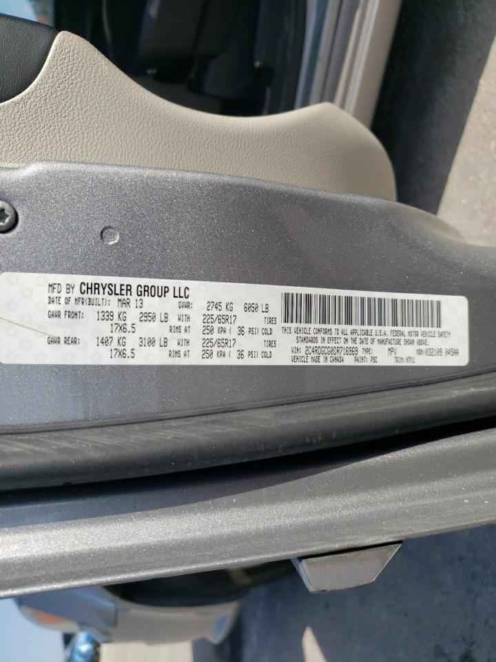 Photo 10 from auction – 2013 DODGE GRAND CARA with VIN 2C4RDGCG0DR716969