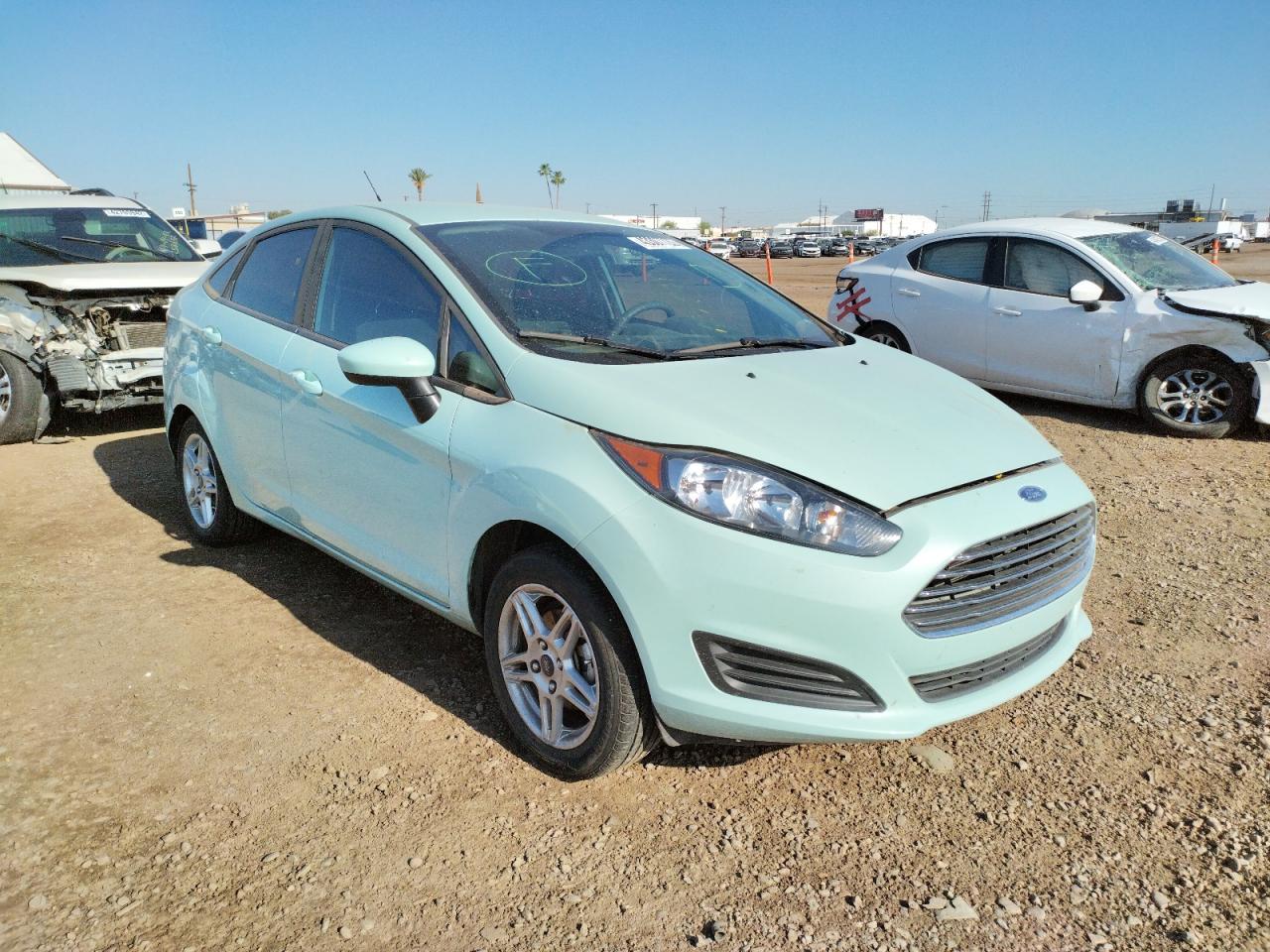 FORD FIESTA SE 2017 with VIN 3FADP4BJ8HM109993 - Photo from auction